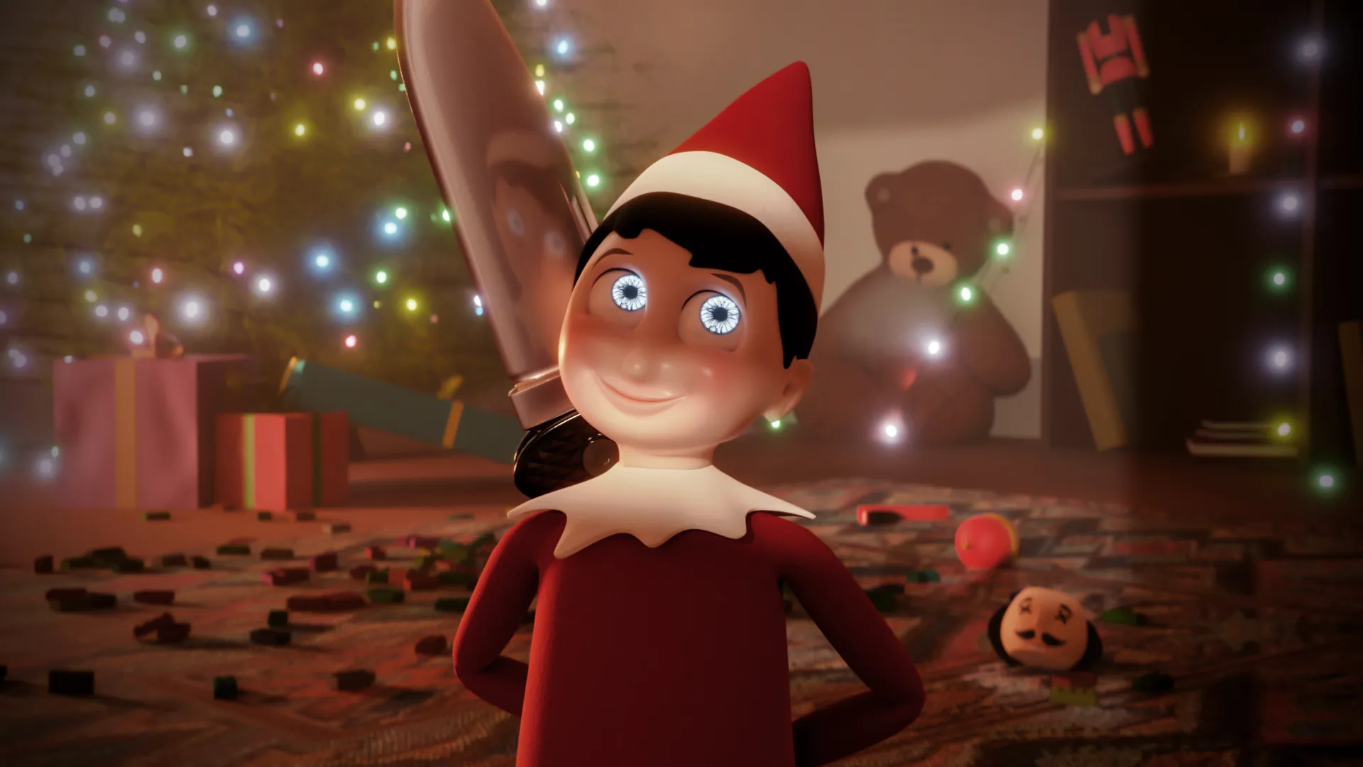 final christmas scene render